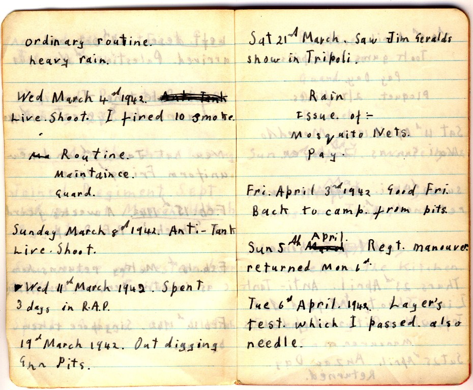 Jim Anderson's diary - image 3